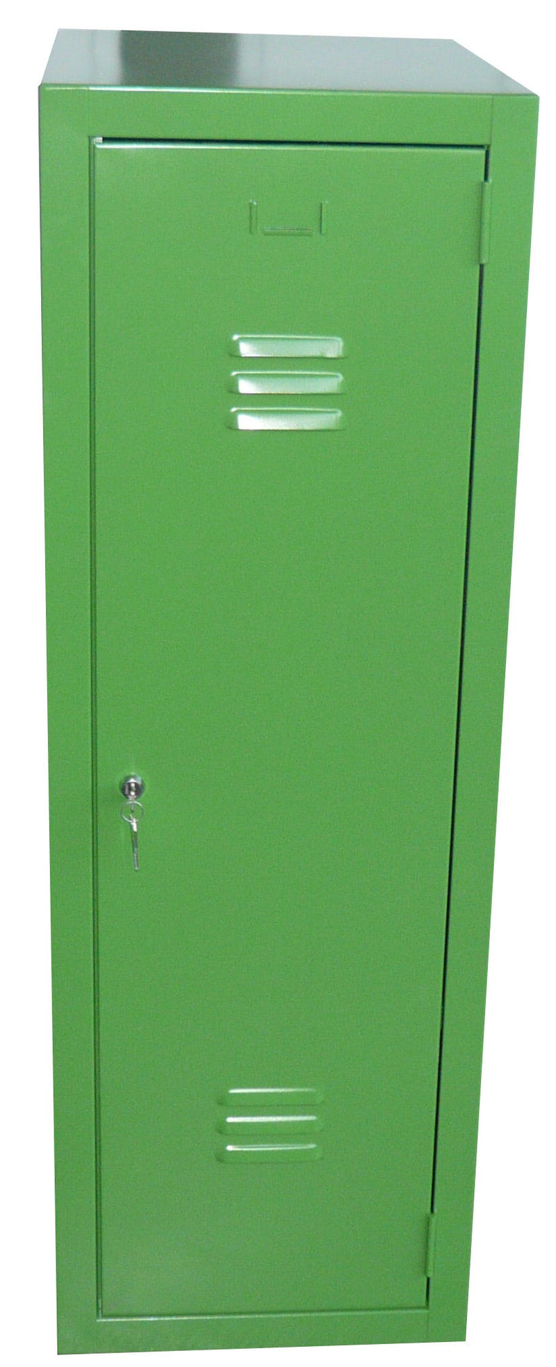 Armadietto spogliatoio in lamiera verniciata sp. 8/10 ad 1 posto con 1 ripiano regolabile in altezza cm. 40x50x120h