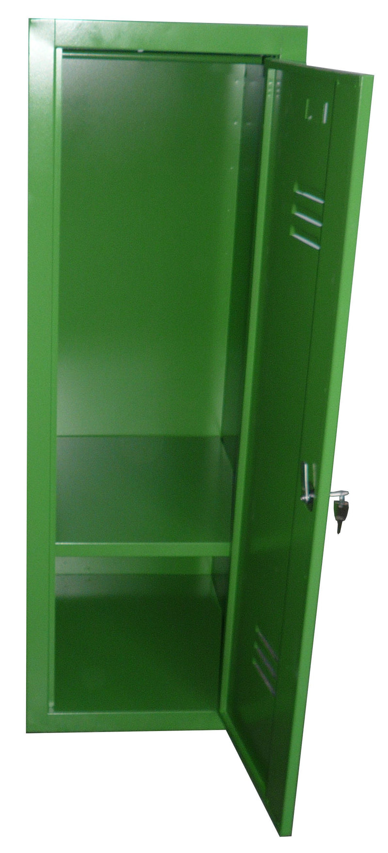 Armadietto spogliatoio in lamiera verniciata sp. 8/10 ad 1 posto con 1 ripiano regolabile in altezza cm. 40x50x120h