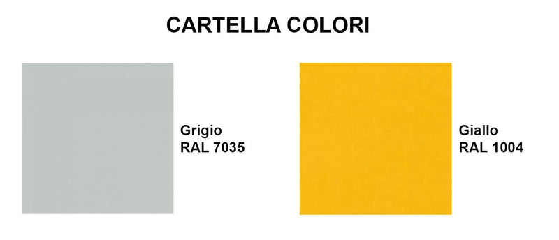 Armadio per stoccaggio per prodotti infiammabili e comburenti realizzato in lamiera di acciaio sp. 10/10 monoblocco cm. 50x42x100h