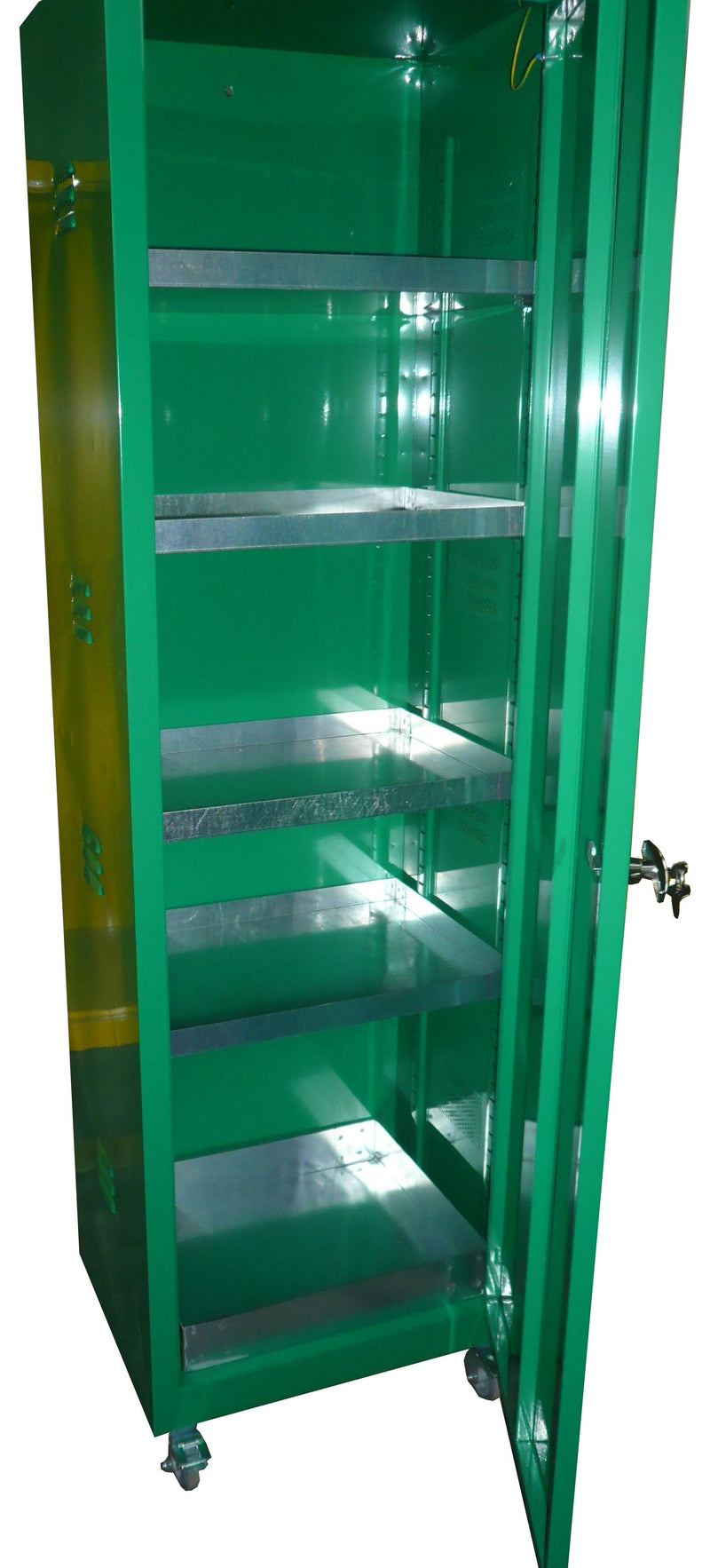 Armadio di sicurezza su ruote per fitofarmaci monoblocco cm. 60x45x200h