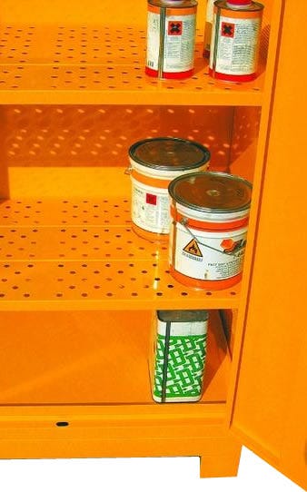 Armadio di sicurezza per prodotti infiammabili comburenti e vernici cm. 100x55x100H