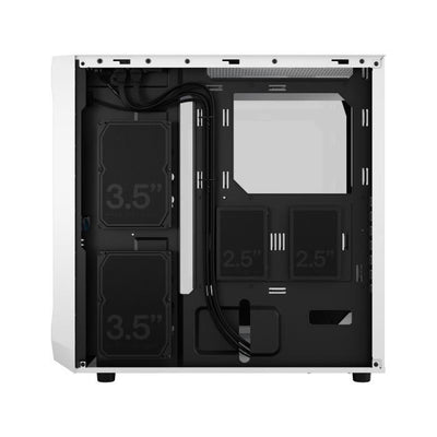 PC Fractal Design Focus 2 RGB White Tg Clear