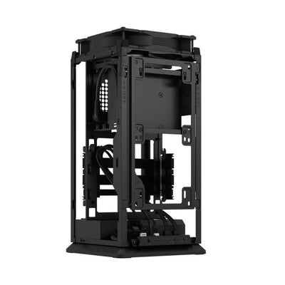 Case PC - FRACTAL DESIGN - Mood Black - m-ITX - 1 ventola da 180mm, USB3.1 Type C
