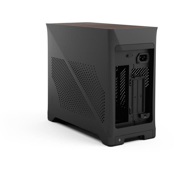 Case per PC - FRACTAL DESIGN - Era 2 Charcoal - m-ITX, 2 ventole da 120 mm, USB3.1 Type C, scheda riser PCIe 4.0