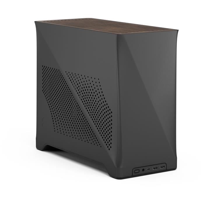 Case per PC - FRACTAL DESIGN - Era 2 Charcoal - m-ITX, 2 ventole da 120 mm, USB3.1 Type C, scheda riser PCIe 4.0