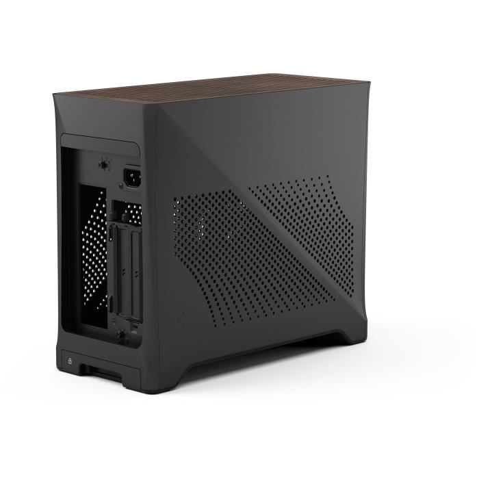 Case per PC - FRACTAL DESIGN - Era 2 Charcoal - m-ITX, 2 ventole da 120 mm, USB3.1 Type C, scheda riser PCIe 4.0