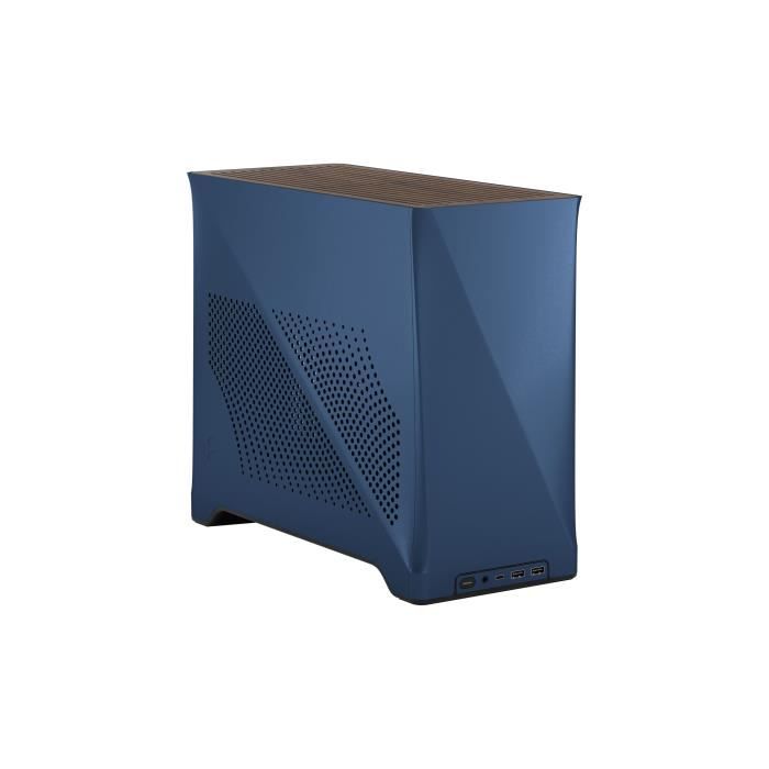 Case per PC - FRACTAL DESIGN - Era 2 Midnight Blue - m-ITX, 2 ventole da 120 mm, USB3.1 Type C, scheda riser PCIe 4.0
