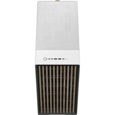 Case per PC - FRACTAL DESIGN - North XL Chalk White - FD-C-NOR1X-03 - E-ATX - Design elegante in legno e lega