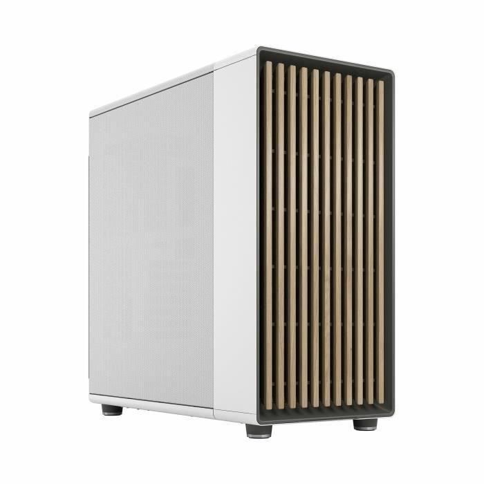 Case per PC - FRACTAL DESIGN - North XL Chalk White - FD-C-NOR1X-03 - E-ATX - Design elegante in legno e lega