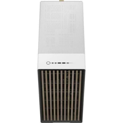 Case per PC - FRACTAL DESIGN - North XL Chalk White TG Trasparente - FD-C-NOR1X-04 - E-ATX - Design elegante in legno e lega