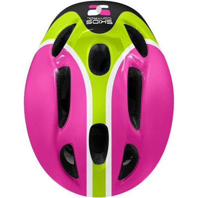 COMBO ROSA (casco + ginocchiere e gomitiere) CONTROLLO SKIDS