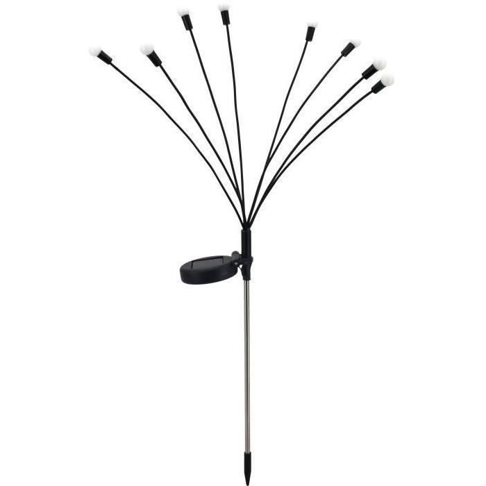 Decorazione luminosa solare GALIX G4435 - Forma bouquet - 8 LED - H69cm