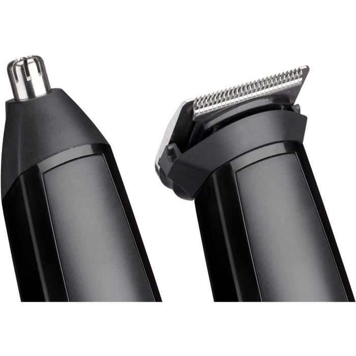 BABYLISS MT725E - Rifinitore multifunzione 6 in 1 - Cordless - Autonomia 60min - 2 accessori intercambiabili - Testine lavabili