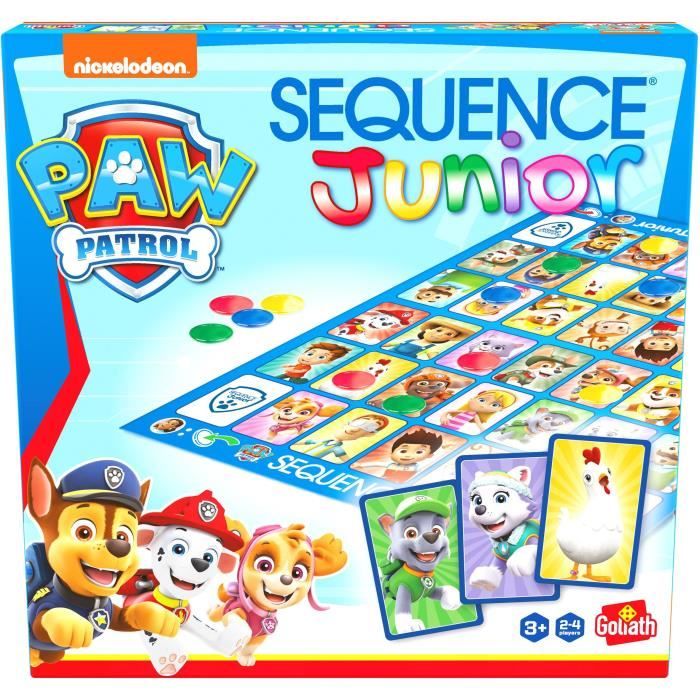 Gioco da tavolo - GOLIATH - Paw Patrol Junior Sequence - Gioco per famiglie per bambini di 3 anni
