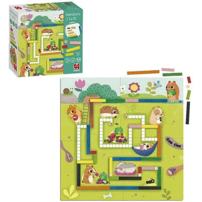 Gioco educativo - GOULA - 1-10 Matematica - Aiuta i criceti ad accumulare le scorte per l'inverno