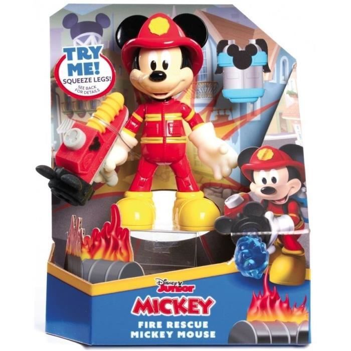 Disney - Mickey Fireman 15 cm, articolato, giocattolo per bambini di 3 anni, MCC20