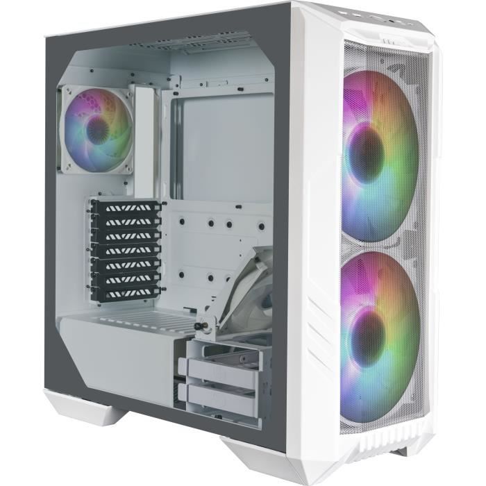 Case da gioco per PC - COOLER MASTER - HAF 500 White -ARGB - ATX (H500-WGNN-S00)