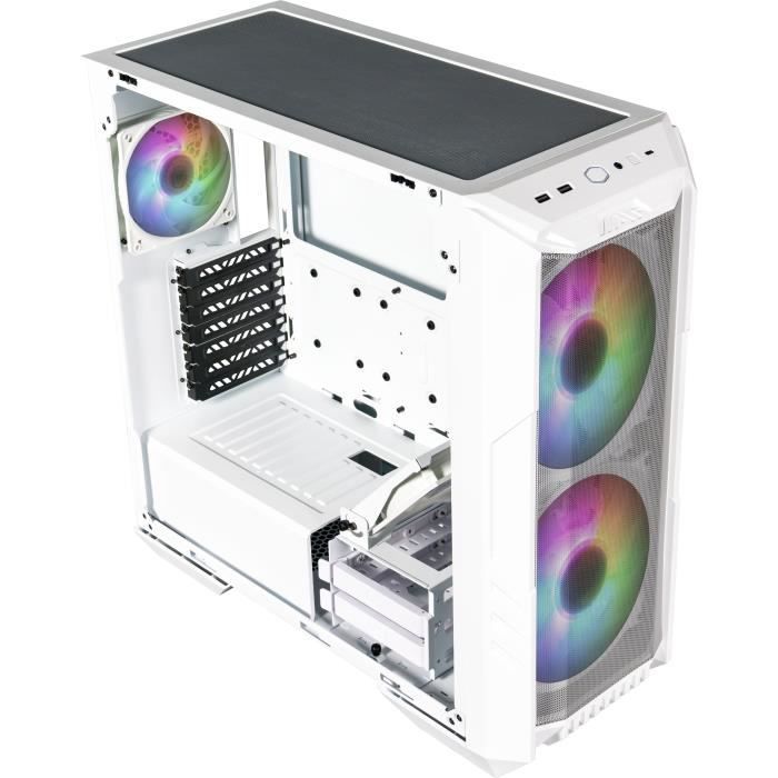Case da gioco per PC - COOLER MASTER - HAF 500 White -ARGB - ATX (H500-WGNN-S00)