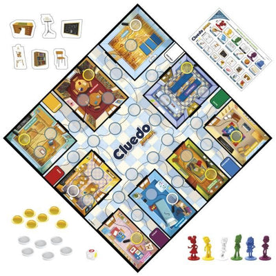 CLUEDO JUNIOR 2 -IN -1 - Junior Board Game - Game Thinking