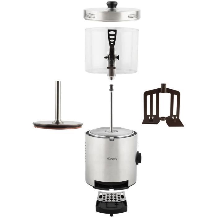 Distributore di cioccolata calda - H.Koenig - SHK800 - 3 L - 1200 W - Acciaio inox