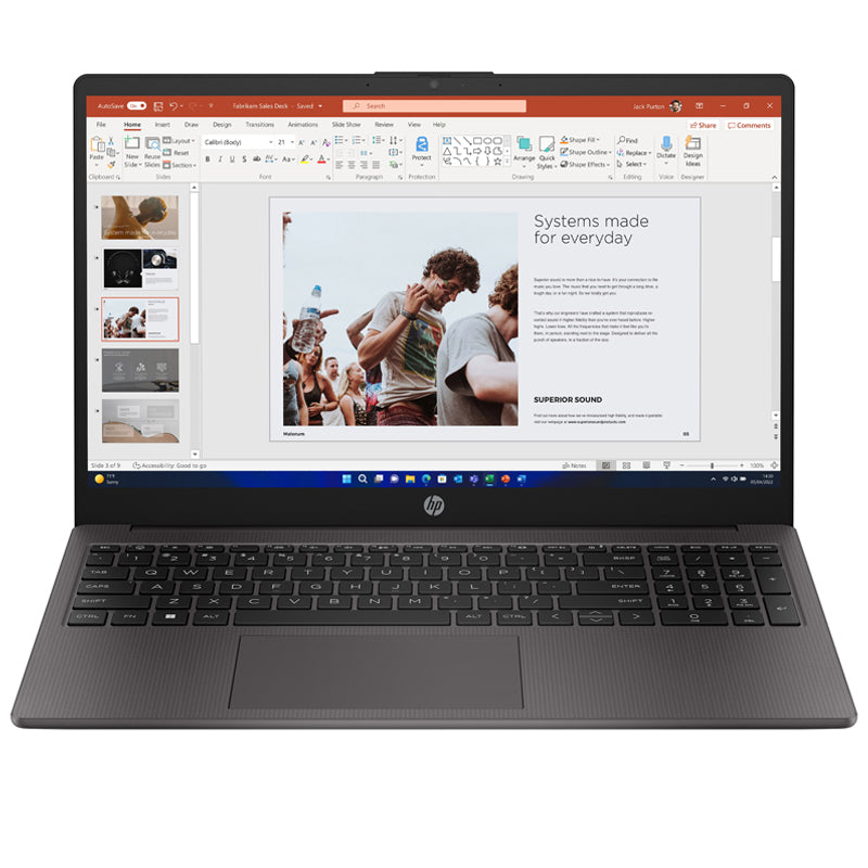 HP 250 G10 (9V1K1AT) - NOTEBOOK 15.6 FHD - CPU INTEL i5-1235U - RAM 8GB - SSD 256GB - W11 - 3Y