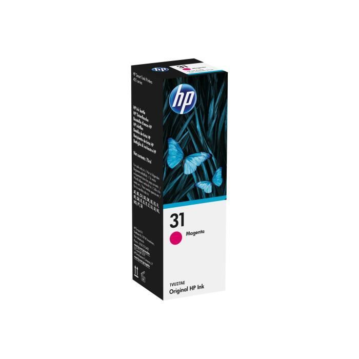 Flacone di inchiostro magenta originale HP 31 da 70 ml (1VU27AE)