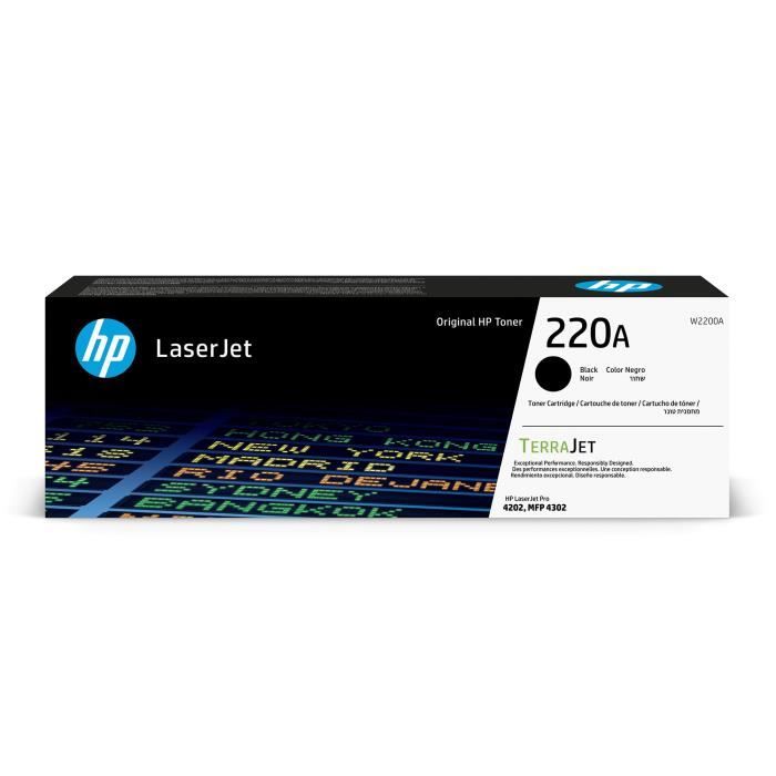 Cartuccia toner nero originale HP 220A (W2200A) per HP LaserJet Pro 4202/4302