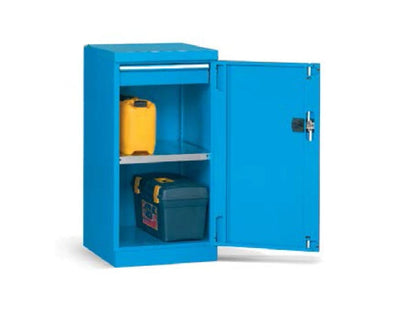 Armadio da officina con 2 piani e 1 cassetto cm. 51,2x55,5x100h