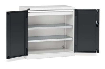 Armadio in metallo verniciato per officina e magazzino cm. 102,3x55,5x100h