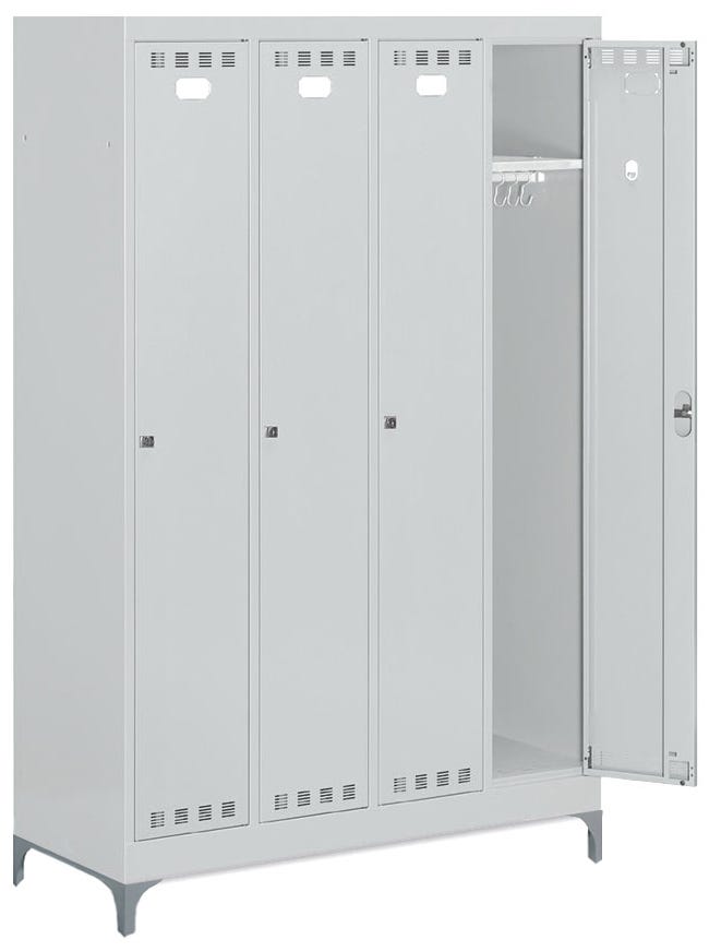 Armadio spogliatoio a 4 ante cm. 119,5x50x195h