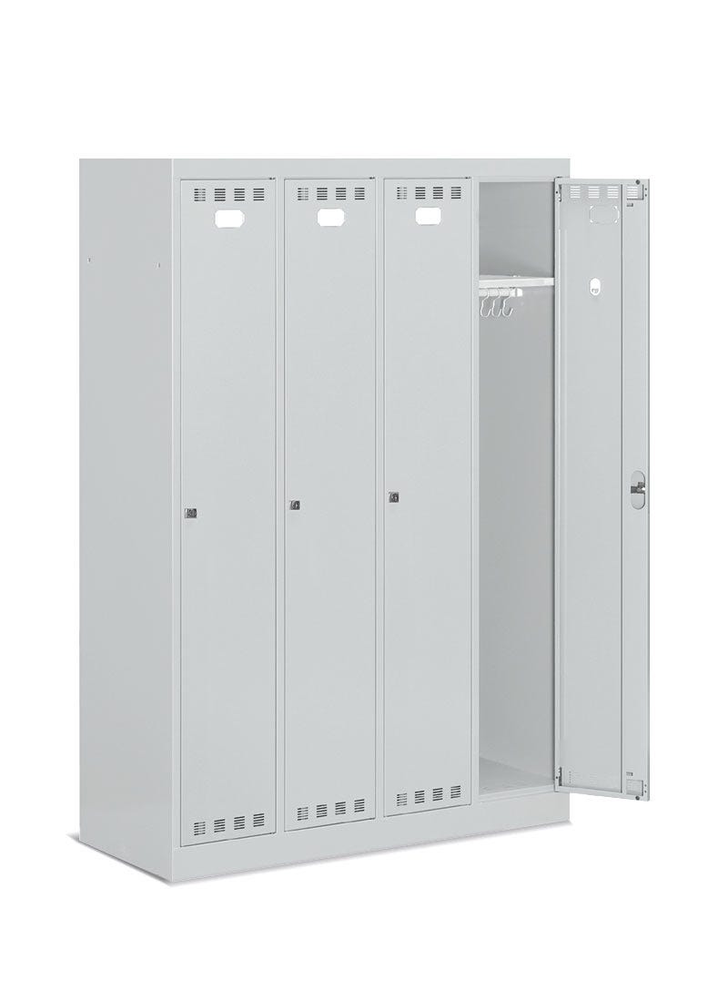 Armadio spogliatoio a 4 ante cm. 119,5x50x195h