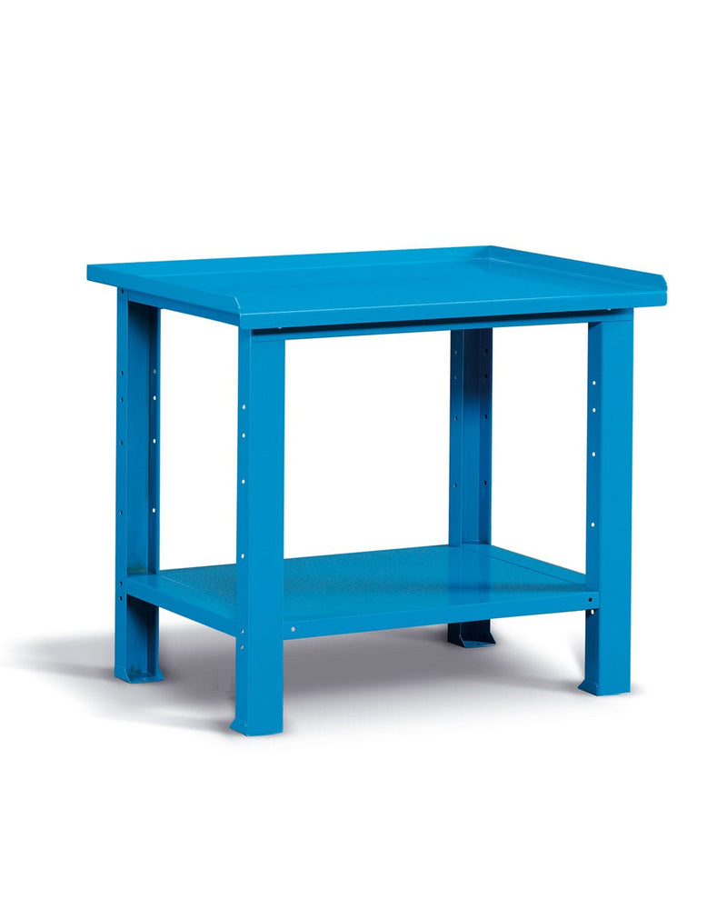 Banco da officina in metallo verniciato cm. 103,1x70x85,5h