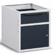 Cassetti metallici verniciati per banco lavoro per magazzino cm. 50x60,7x57h