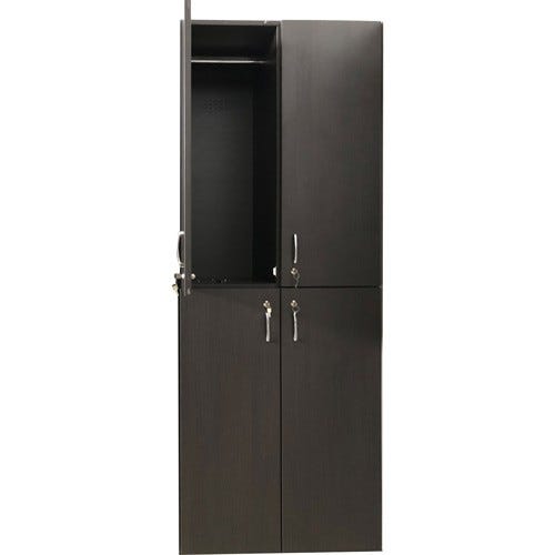 Armadio in legno a 2 posti per spogliatoio cm. 35x47x193/200h