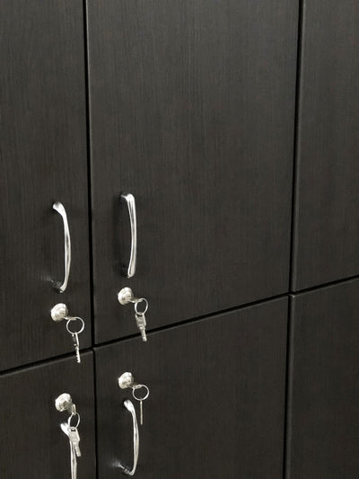 Armadio in legno a 2 posti per spogliatoio cm. 35x47x193/200h