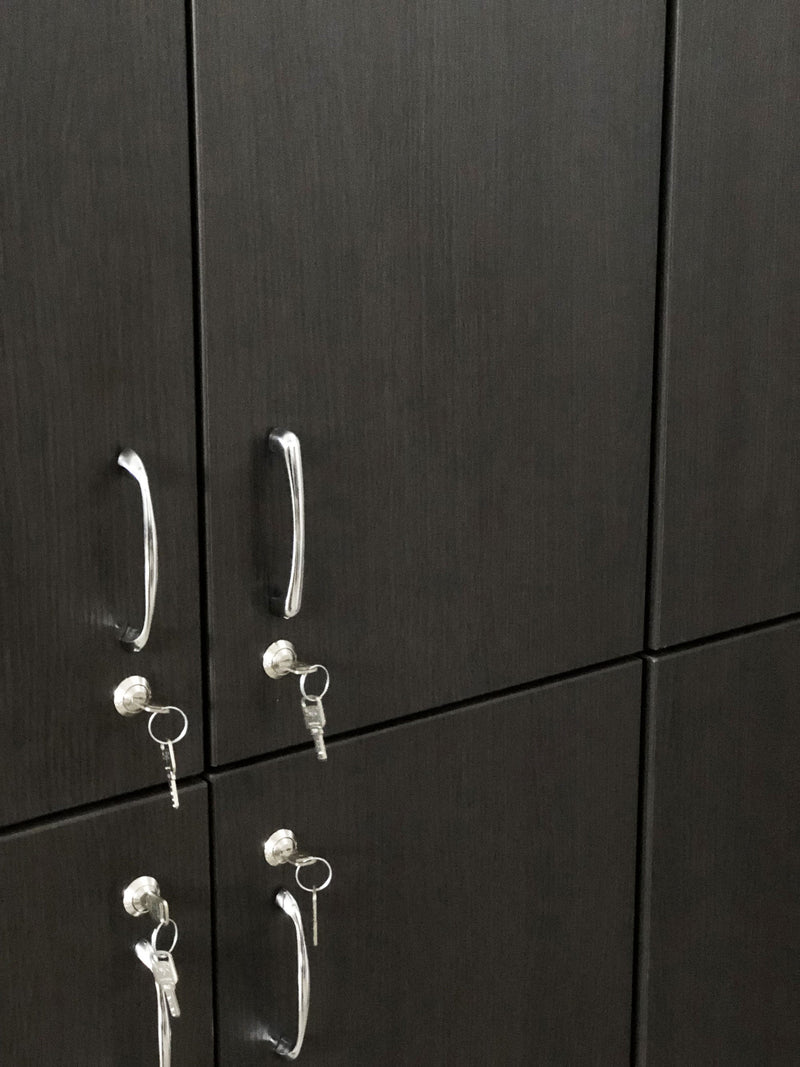 Armadio in legno a 2 posti per spogliatoio cm. 35x47x193/200h