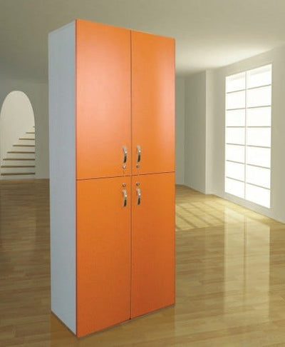 Armadio in legno a 2 posti per spogliatoio cm. 35x47x193/200h