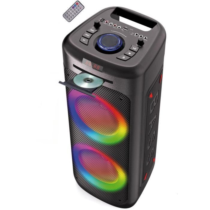 Altoparlante leggero con CD Drive Inovalley MS06 -CD -xxl - Bluetooth 5.0 - 1000W - Funzione karaoke