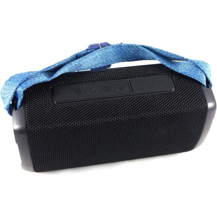 Altoparlante luminoso Bluetooth - INOVAALLEY - HP345-B - 10W - LED - Bluetooth V5.3 - Micro - TWS - FM - USB 2.0 - micro SD - AUX-IN