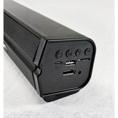 Soundbar luminosa - INOVAALLEY - BS11 -60W - LED - Bluetooth V5.0 - HDMI - USB 2.0 - micro SD - FM - batteria 2400mAh