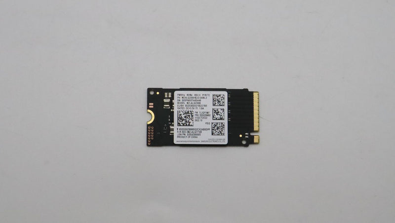 256GB M.2 NVMe SSD with PCIe