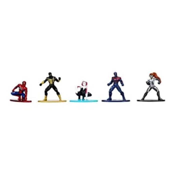 Cofanetto Spiderman - 18 figurine in metallo da 4 cm - Personaggi dell&