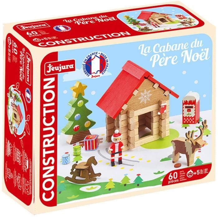 Capanna di Babbo Natale - Gioco di costruzione - JEUJURA - 60 pezzi
