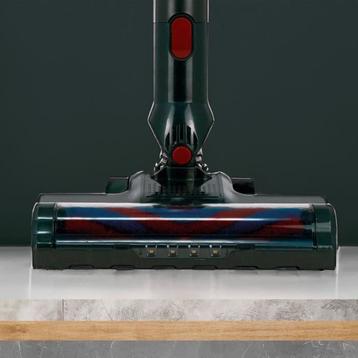 Aspirapolvere senza fili - JOCCA - 150 W - 0,6 L - Grigio / Rosso