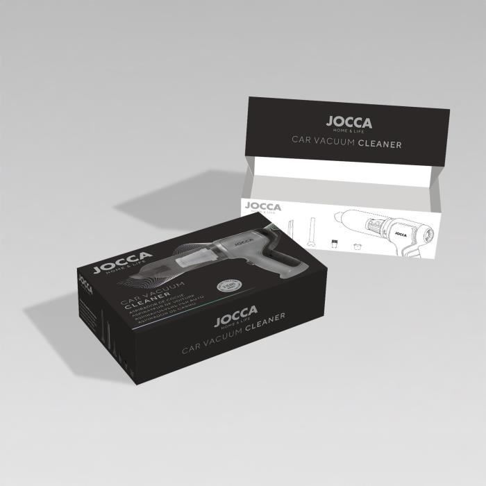 Aspirapolvere per auto - JOCCA - 2000 mAH - 2 velocità - Grigio