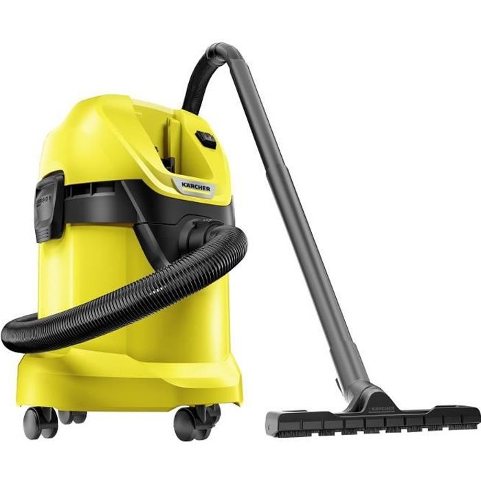 Aspirapolvere e acqua senza filo KARCHER WD 3 - Funzione soffiatore - Serbatoio 17 L - 300 W