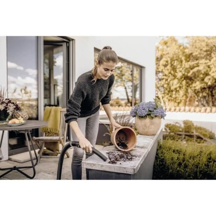 Aspiraliquidi e secchi KARCHER WD 3 S V-19/4/20 - Serbatoio in acciaio inox da 19 L - 1000W (funzione Blower)