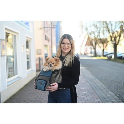 Borsa portaoggetti anteriore - KERBL - Vacation - Grigio/blu - 31x24x38 cm