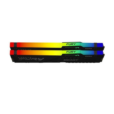Memoria RAM - KINGSTON - FURY Beast - RGB - 32 GB (2 x 16 GB) - DDR5 - 5600 Mhz CL40 - (KF556C40BBAK2-32)