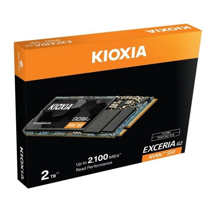 SSD - KIOXIA - EXCERIA G2 - 2 TB - M.2 - 2100 MB/s in lettura - 1700 MB/s in scrittura